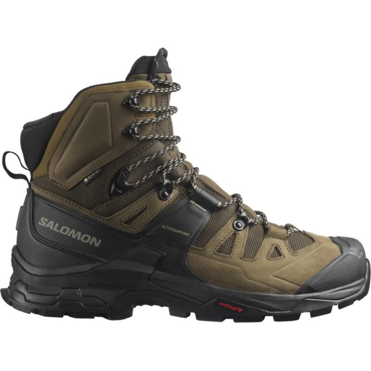 Olive Salomon Quest 4 GTX Men\'s Hiking Boots | IE HV5971